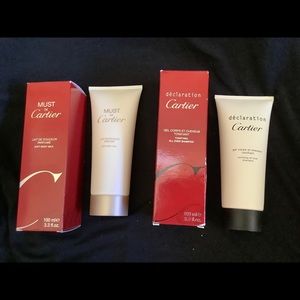Cartier Body shampoo and body milk